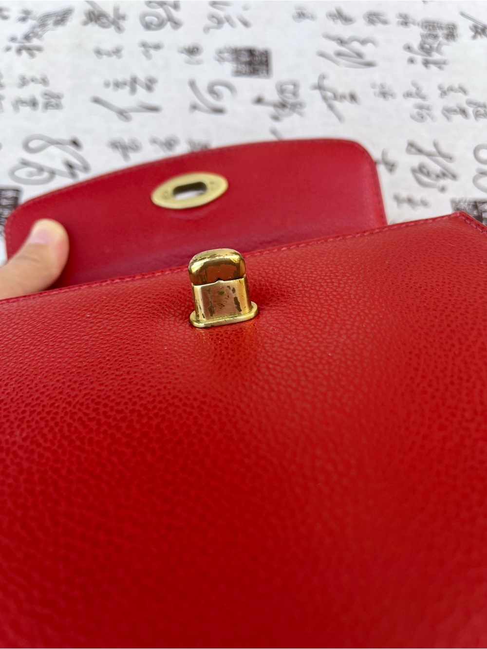 Coach MINI Vintage E6E 4413 Red Madison Gracie Leather Handbag - Made in Italy - Picture 13 of 16